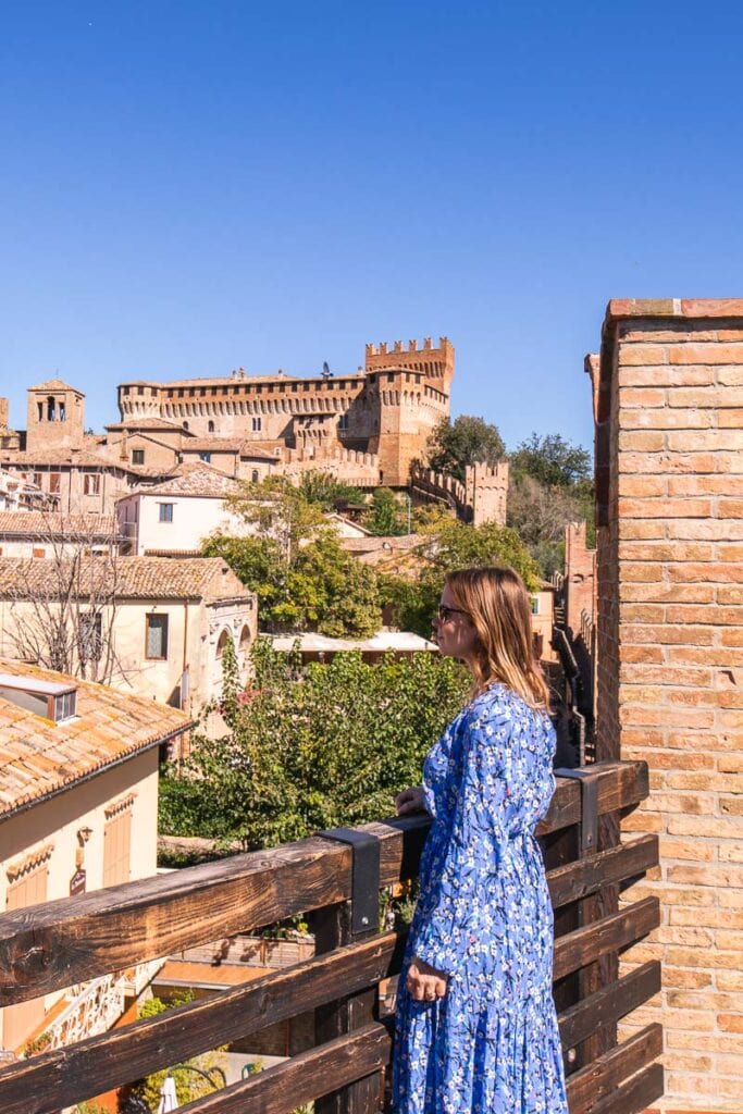 Gradara city walls