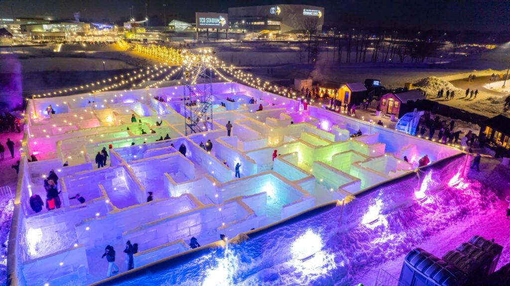 Minnesota ice maze