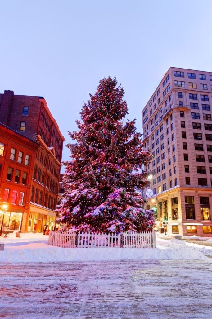 Portland, Maine at Christmas