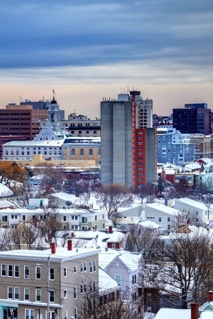 Winter in Portland, Maine