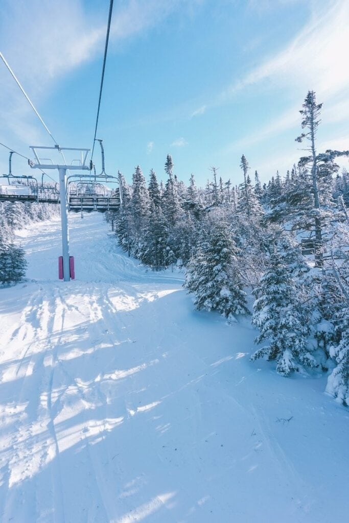 Skiing in Maine