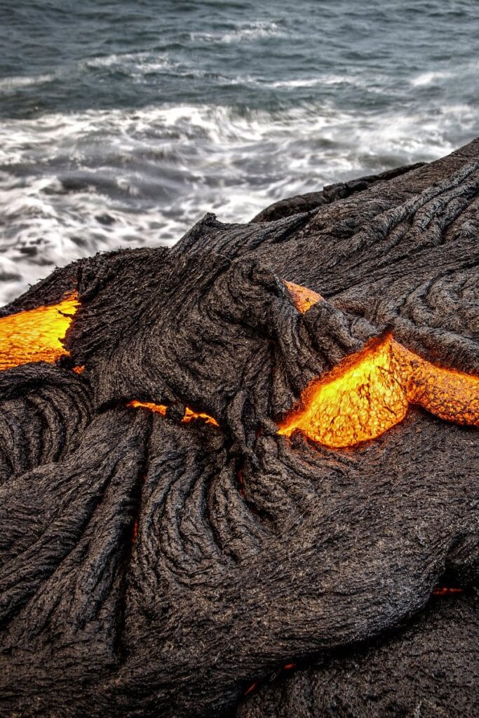 Lava on the Big Island, Hawaii
