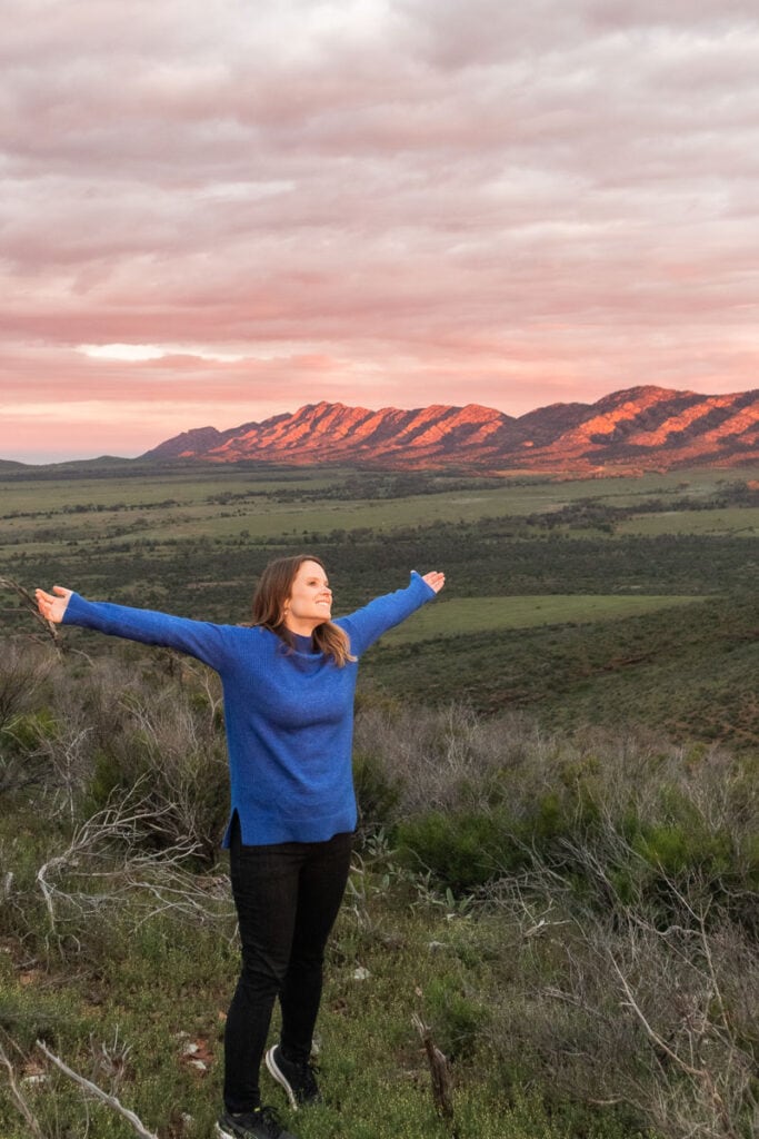 Sunset at Flinders Ranges