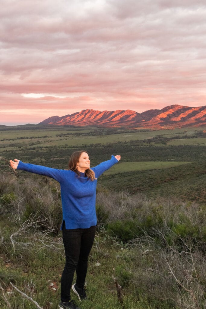 Sunset at Flinders Ranges