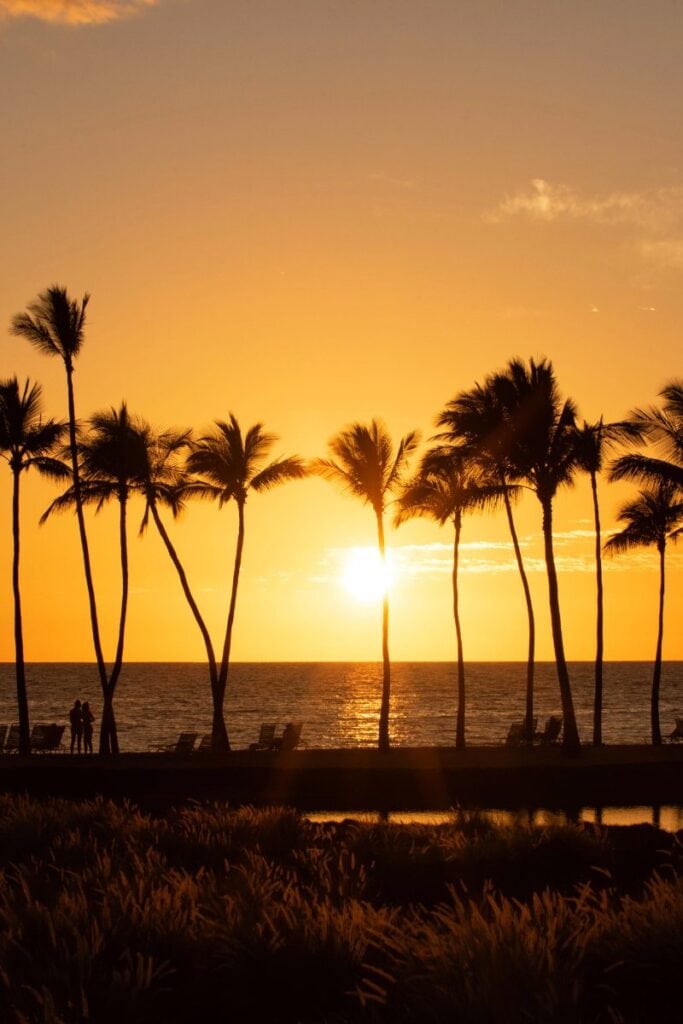 Sunset on the Big Island, Hawaii