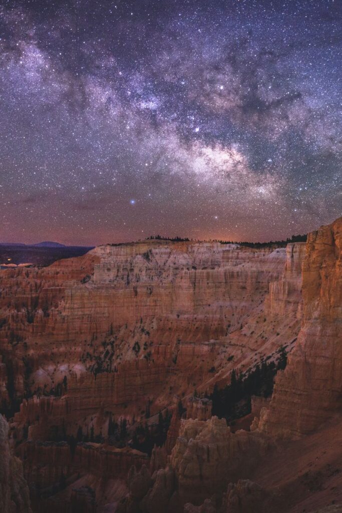 stargazing in Bryce Canyon