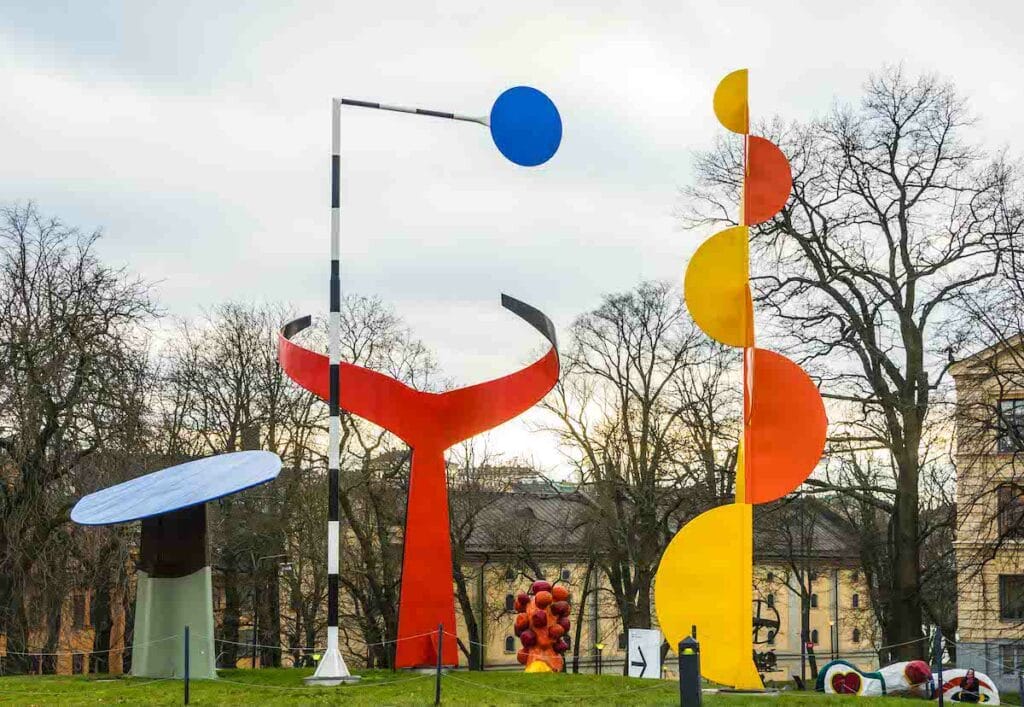 Sculptures outside Moderna Museet, Stockholm