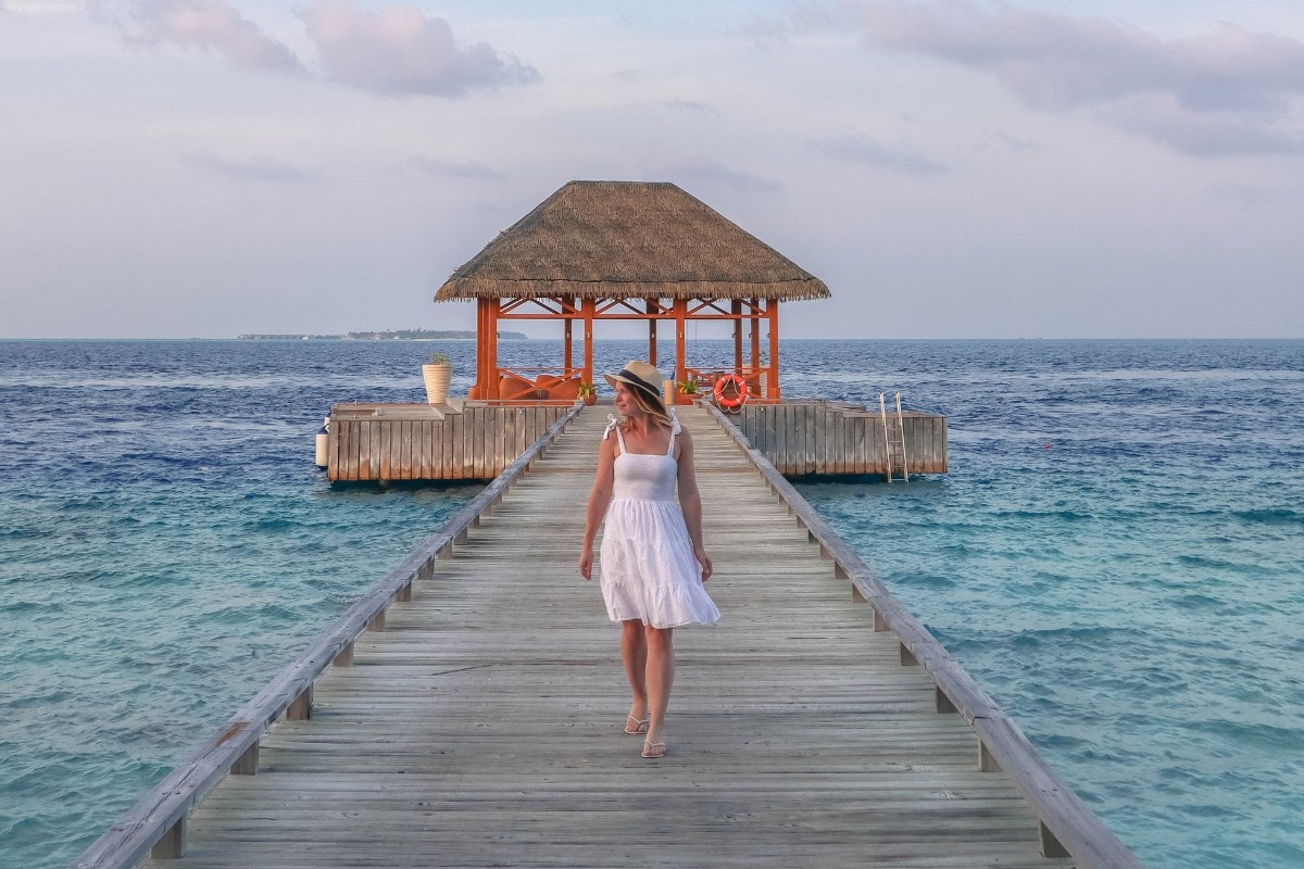 maldives pier