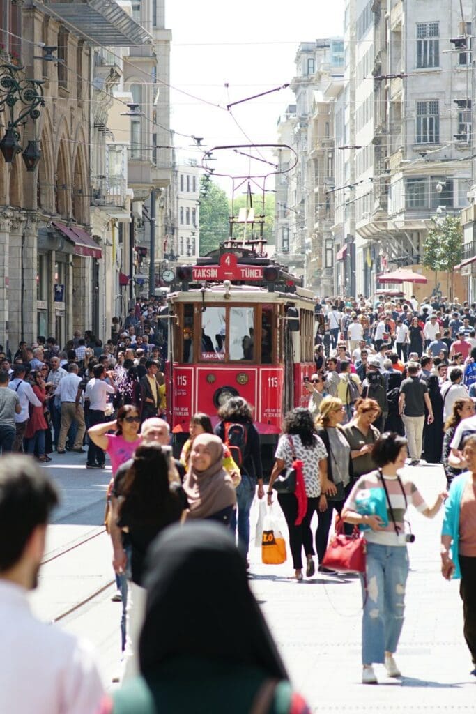 busy streets of Istanbul