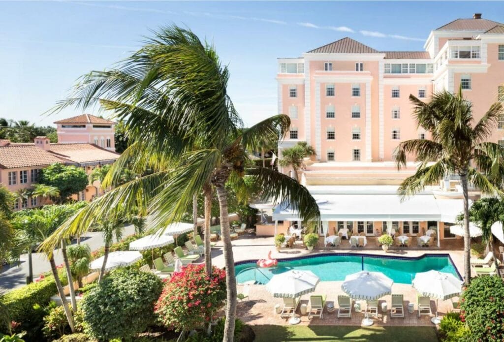 Swimming pool at The Colony Hotel