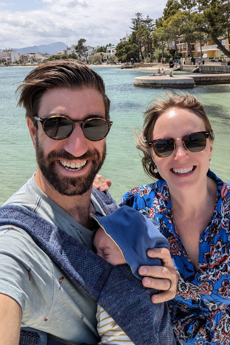 Ergobaby Aerloom on holiday
