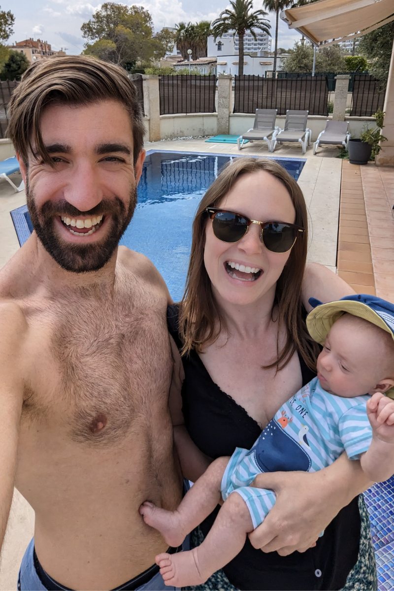 first holiday with a newborn