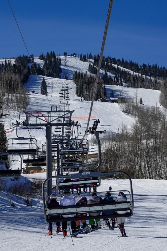 Snowmass ski lift in Aspen