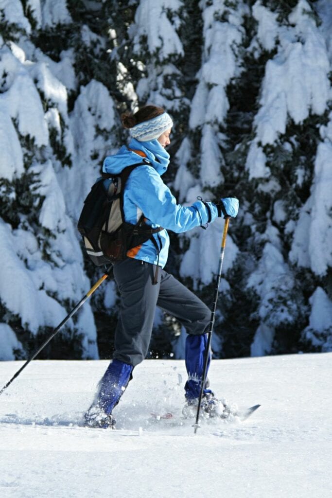 Snowshoeing is a fun winter activity in Telluride