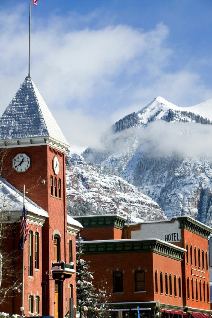 visiting Telluride in winter