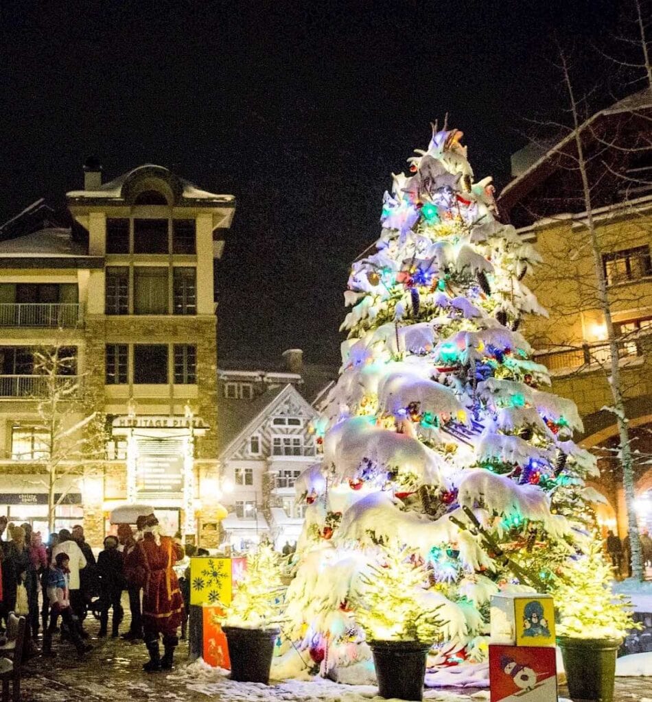 Telluride Mountain Village at Christmas