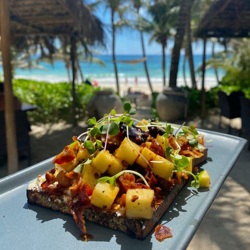 Ziggy's is a lovely place for breakfast in Tulum