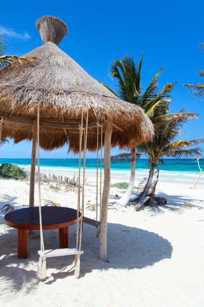 Some of the best places for brunch in Tulum are on the beach