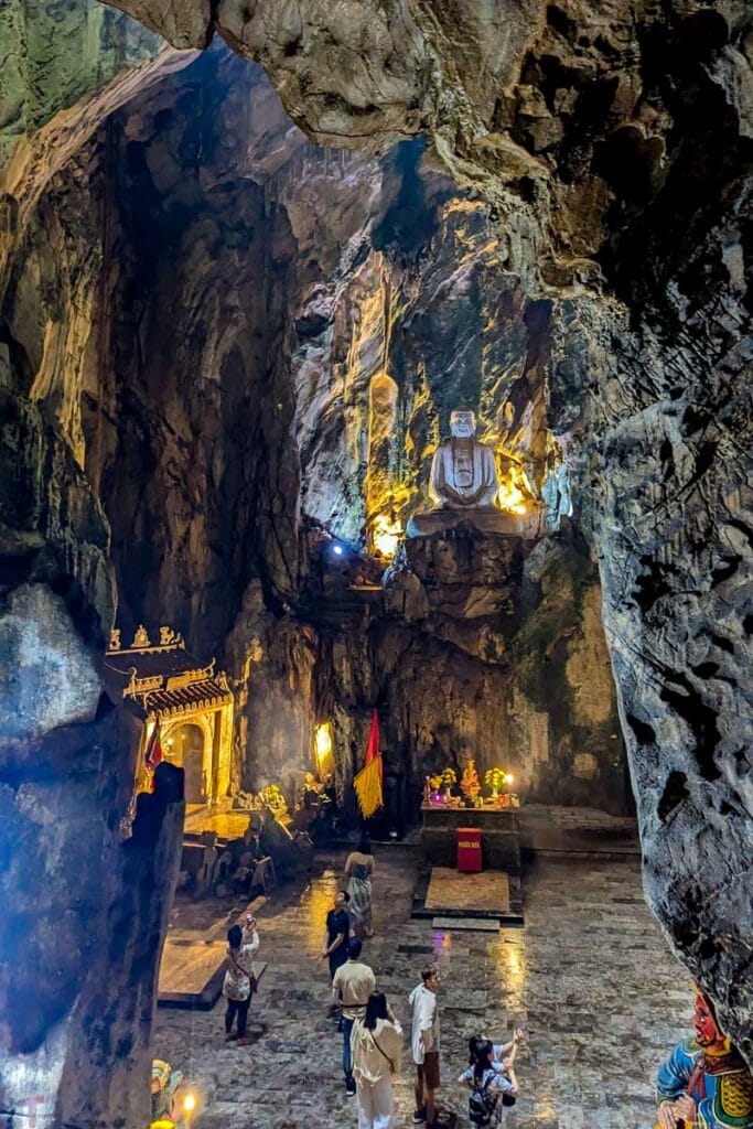 Marble Mountains cave