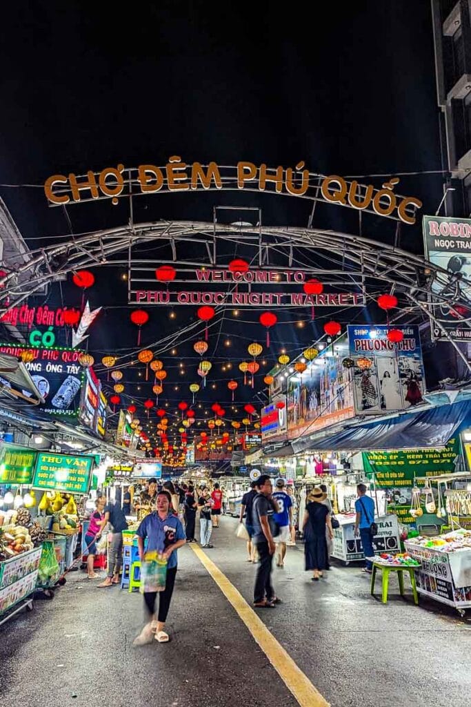 Phu Quoc night market Vietnam