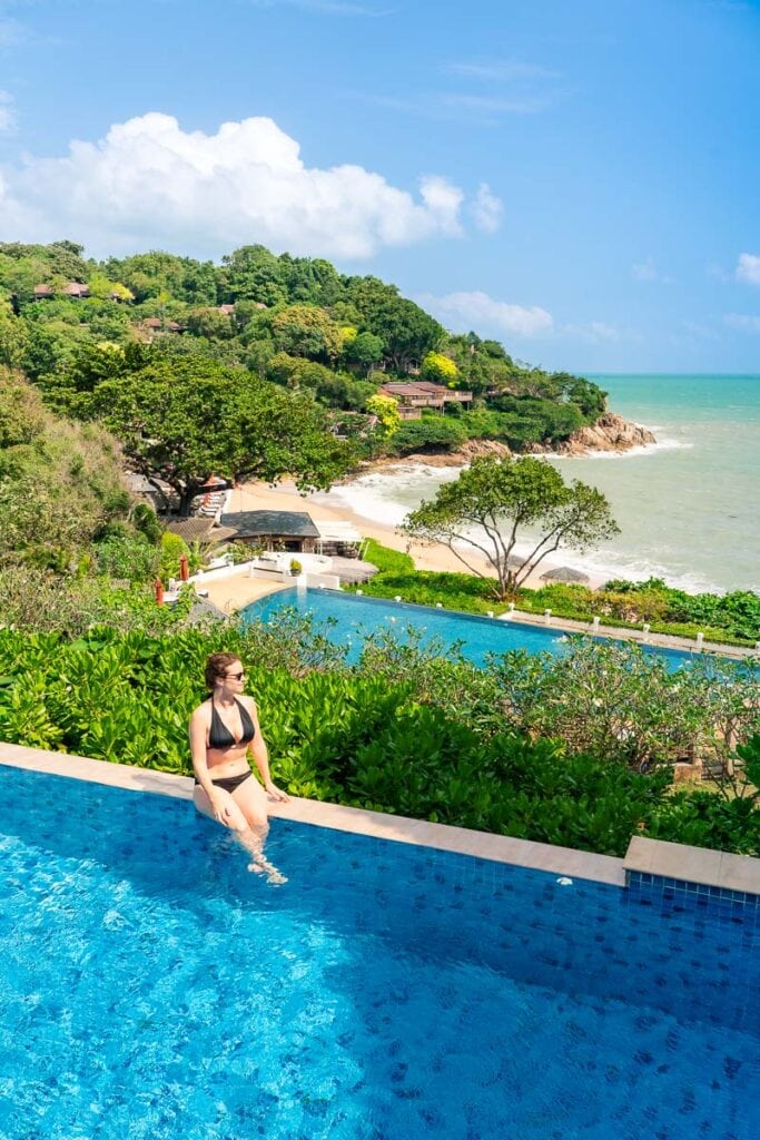 Relaxing at our villa at Garrya Tongsai Bay Samui