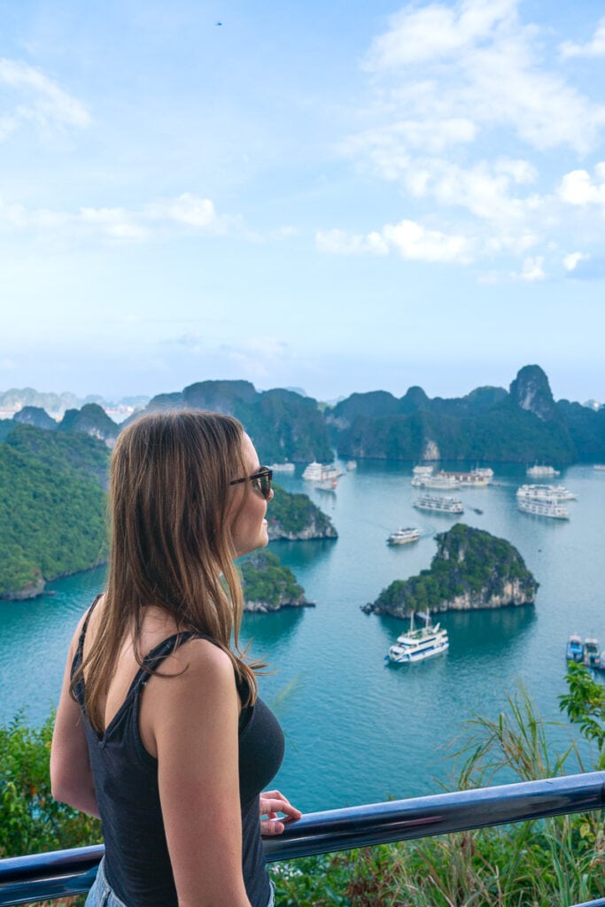 View of Halong Bay from Ti Top Island