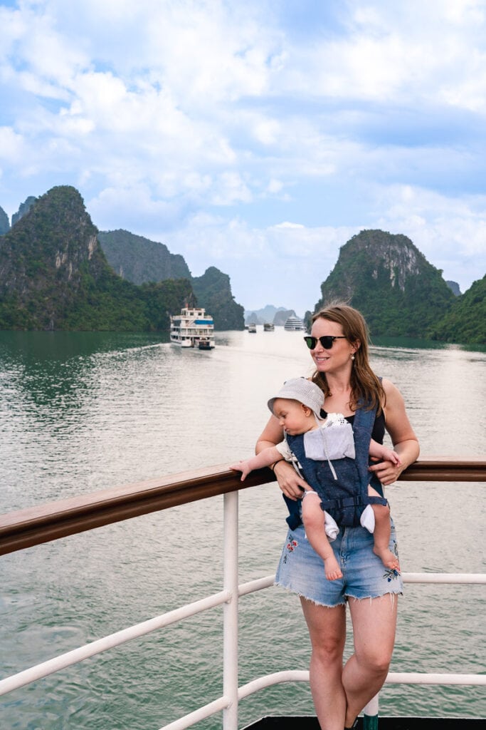 baby carrier halong bay