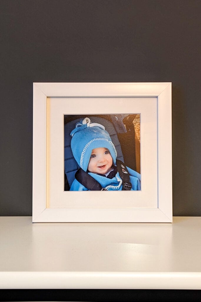 framed photo print