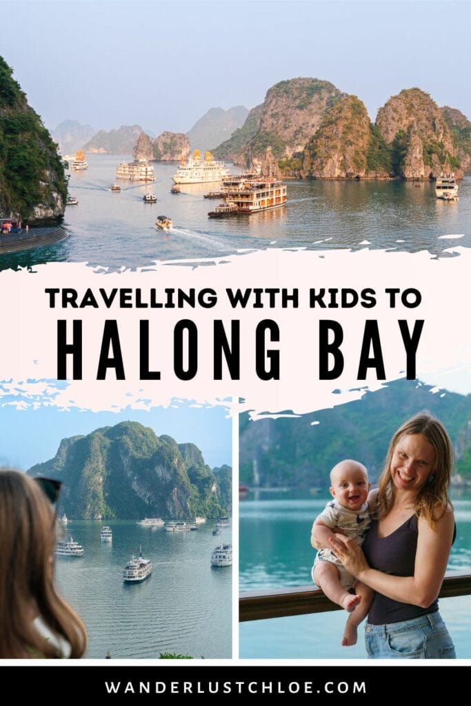 travelling with kids to halong bay
