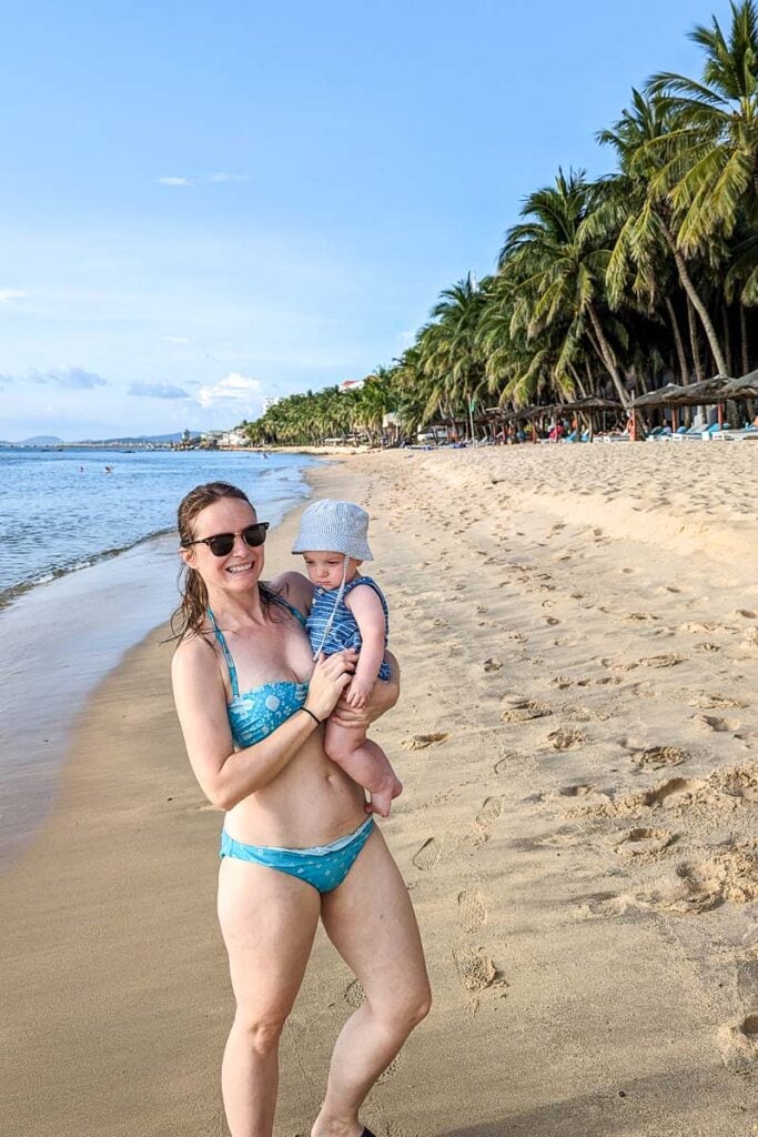 wearing a bikini in Phu Quoc