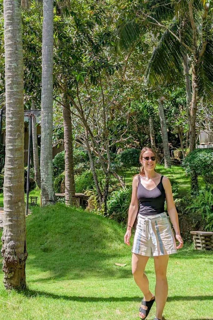 Dressed in light clothing in Phu Quoc Vietnam