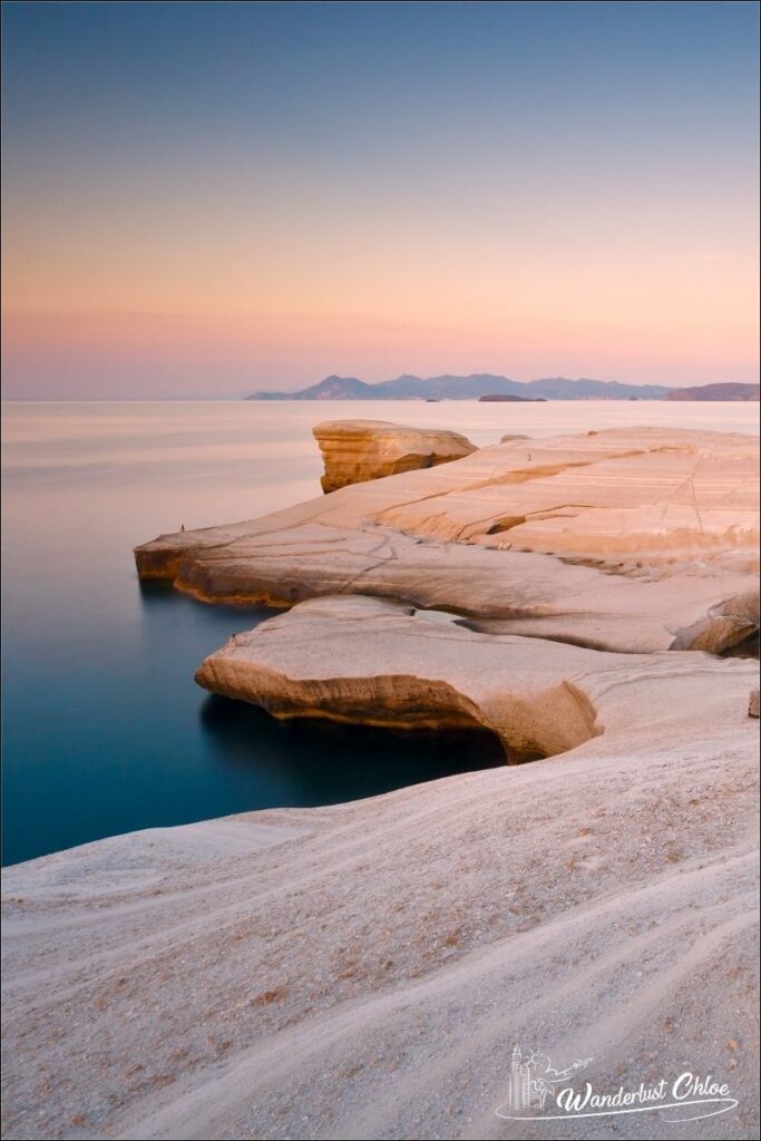 Moon Beach in Milos