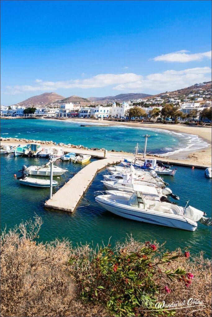 Paros itinerary visit Parikia Port