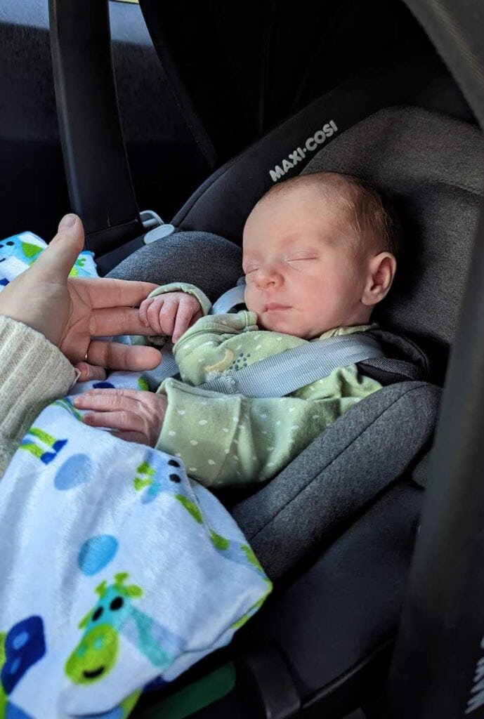 Travelling to meet his grandad