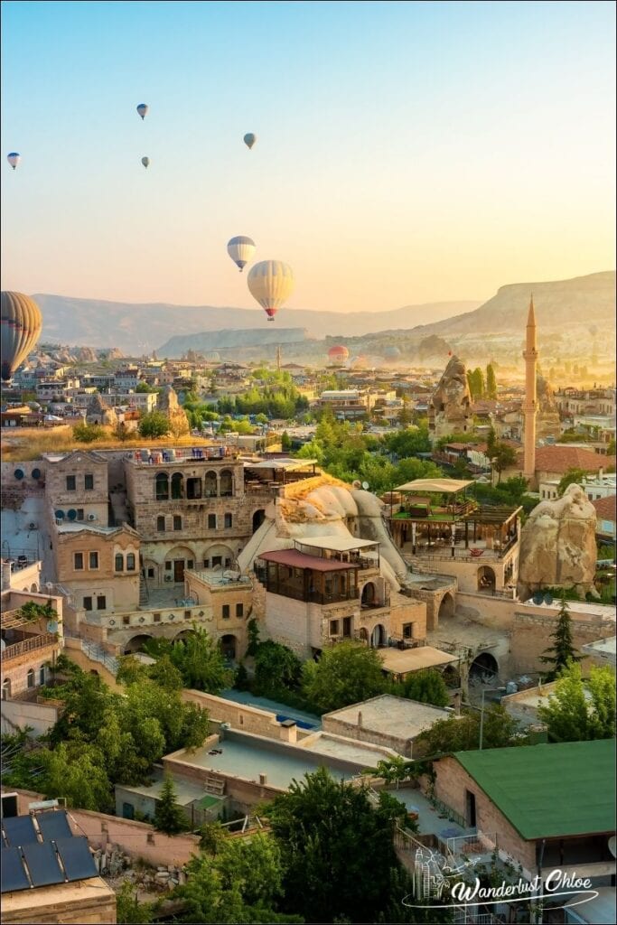 hot air balloons in cappadocia