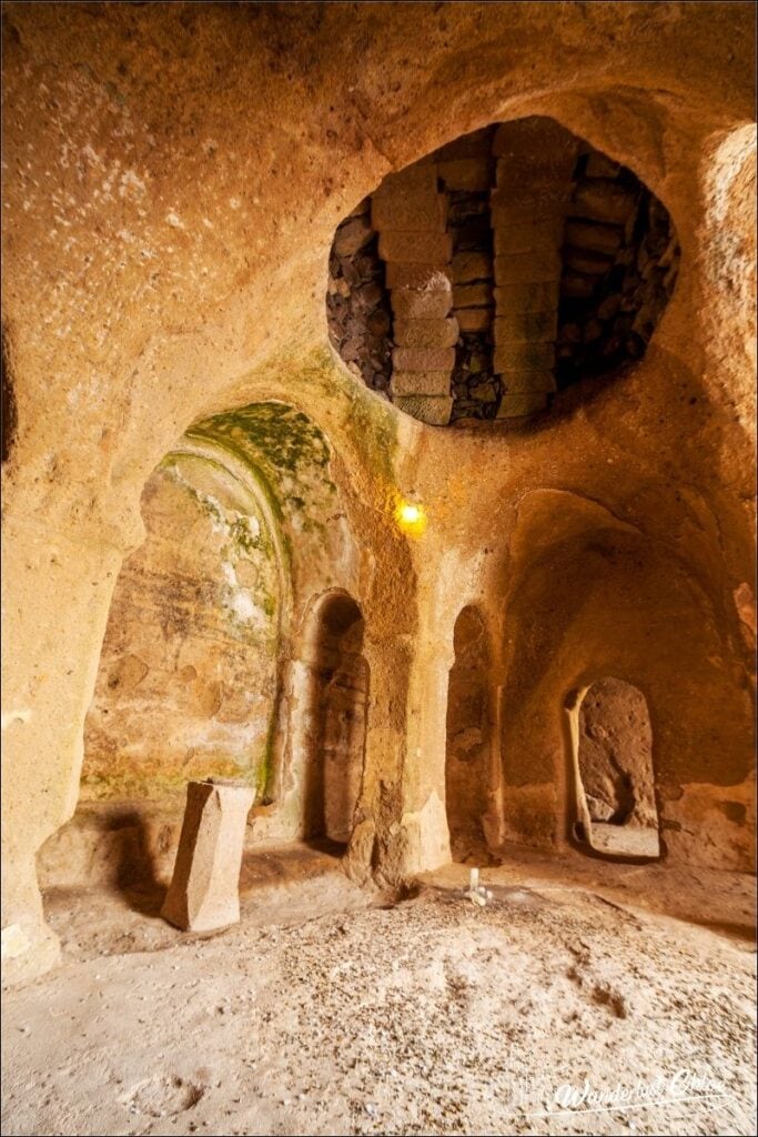 underground cave city in cappadocia