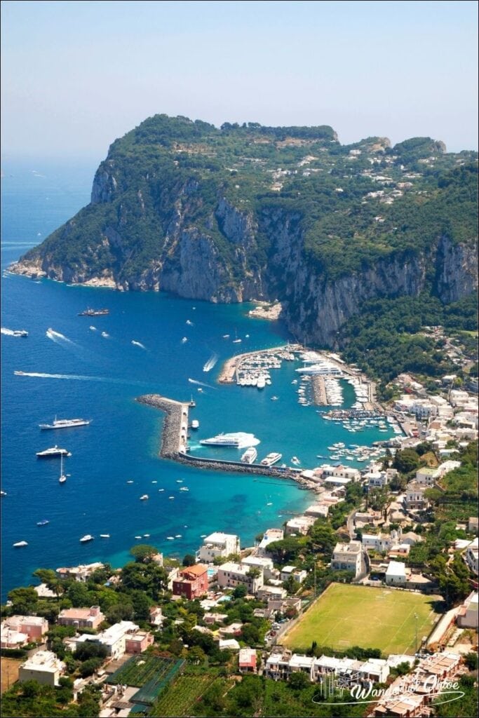 Capri is a popular day trip from Positano