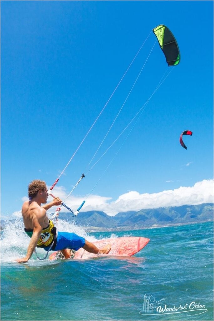 Kitesurfing