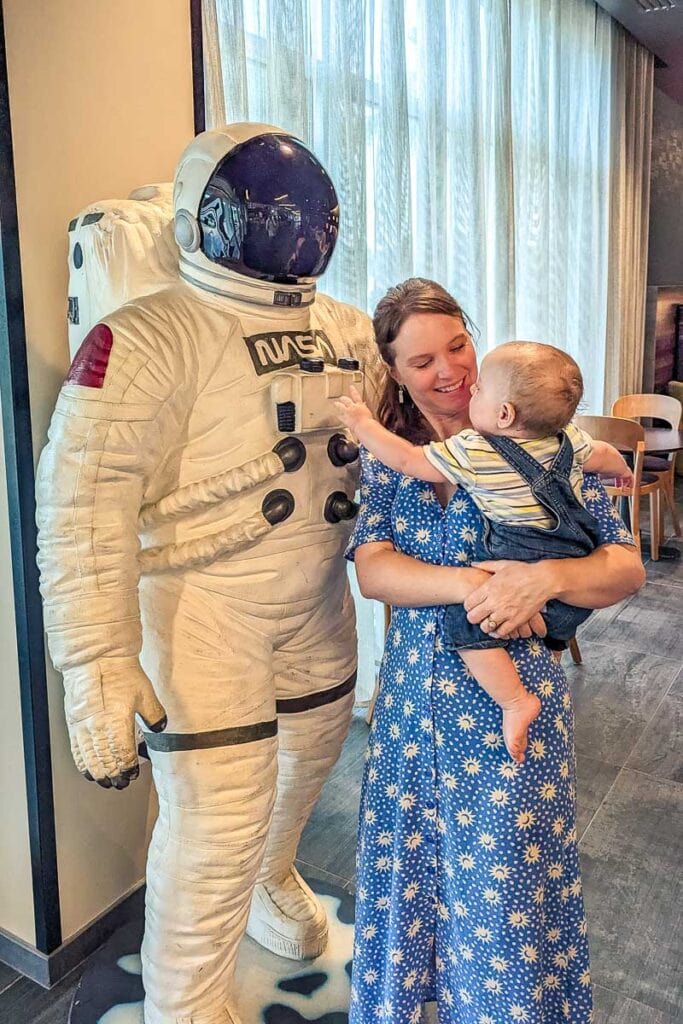 Meeting an astronaut at the Marriott