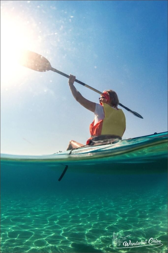 kayak in naxos