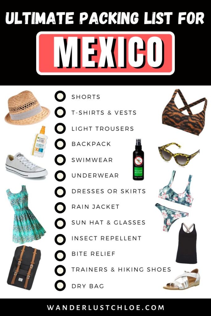 Mexico packing list