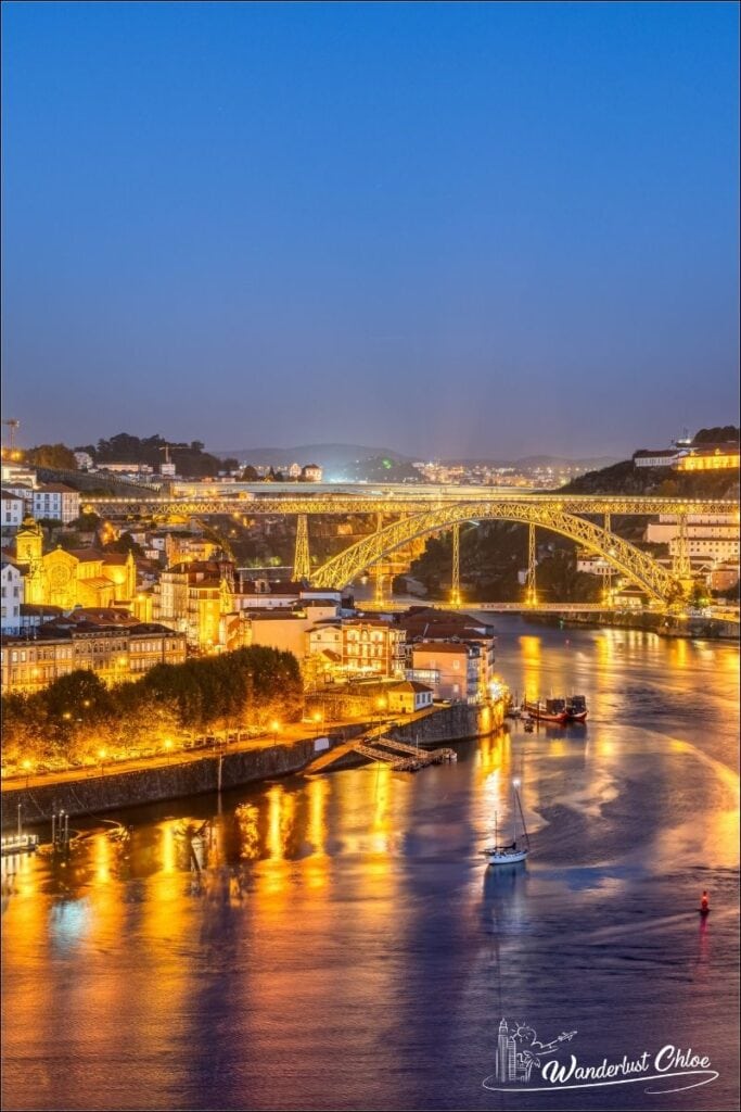 Porto at night