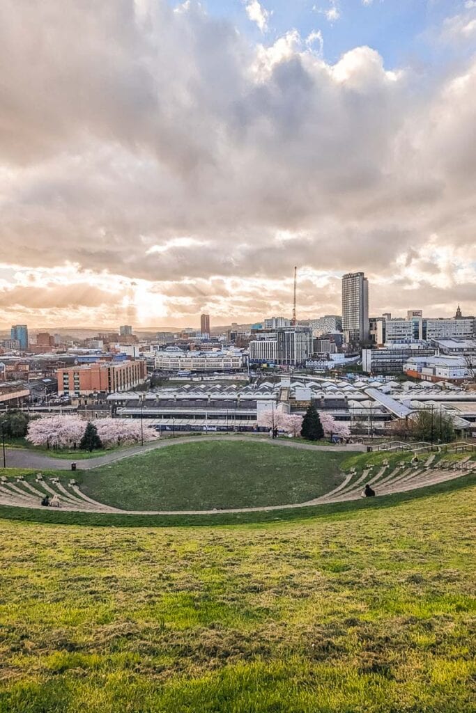 View from Park Hill Sheffield