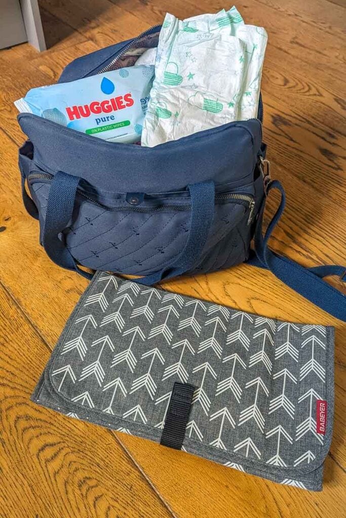 baby changing bag for plane
