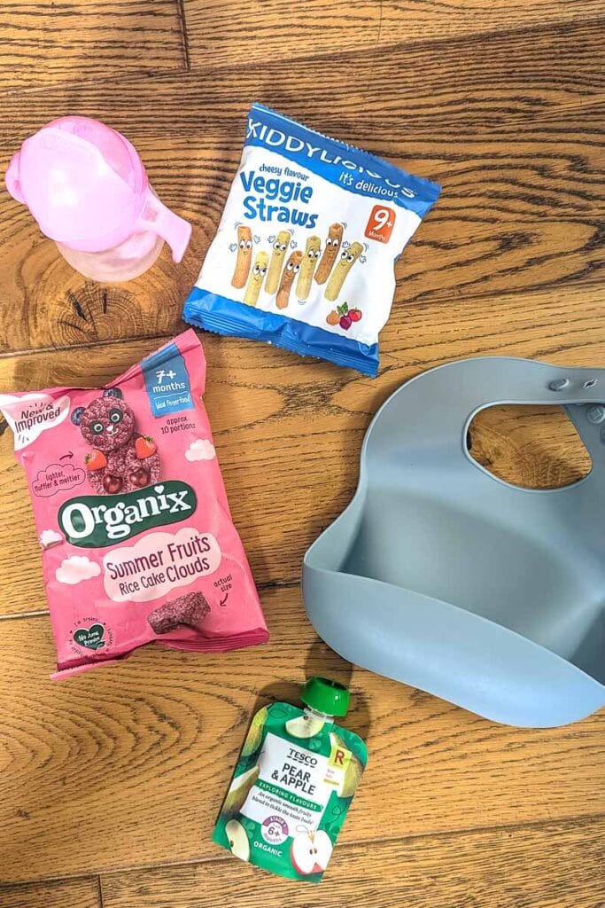 plane food for baby