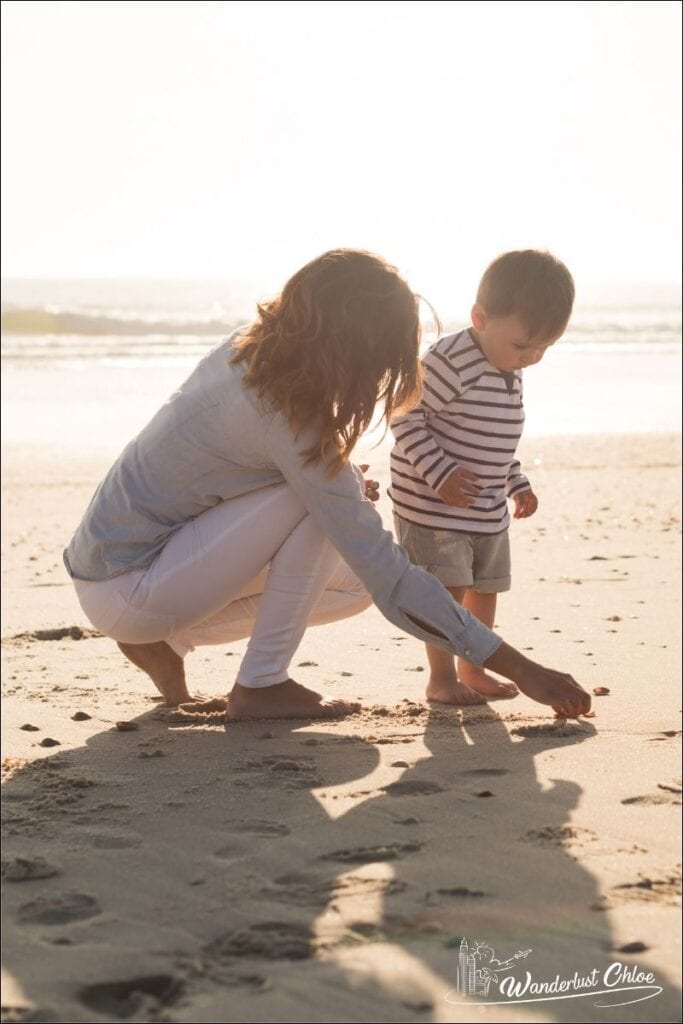 beach holiday with toddler