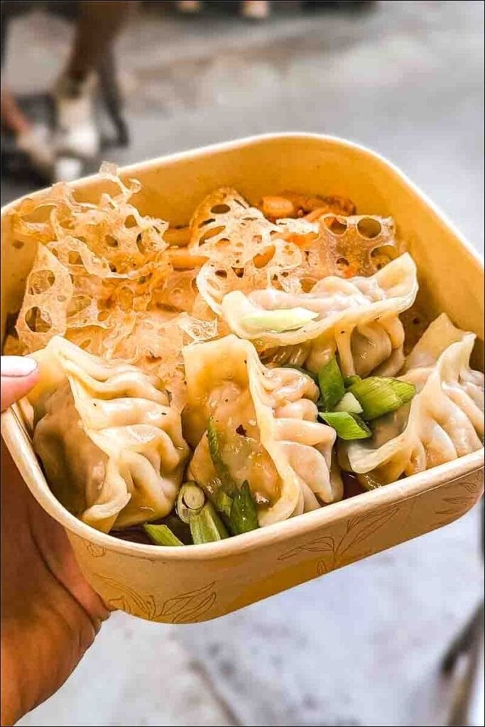 Dumplings at Halifax Brewery Market