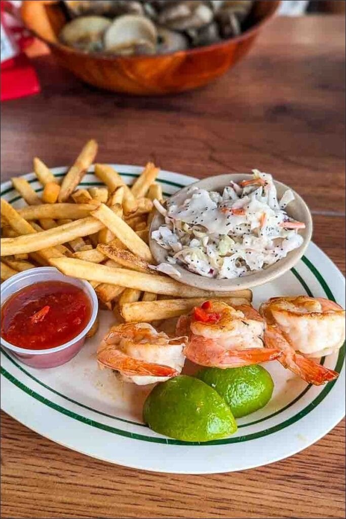 Shrimp at Half Shell Raw Bar, Key West