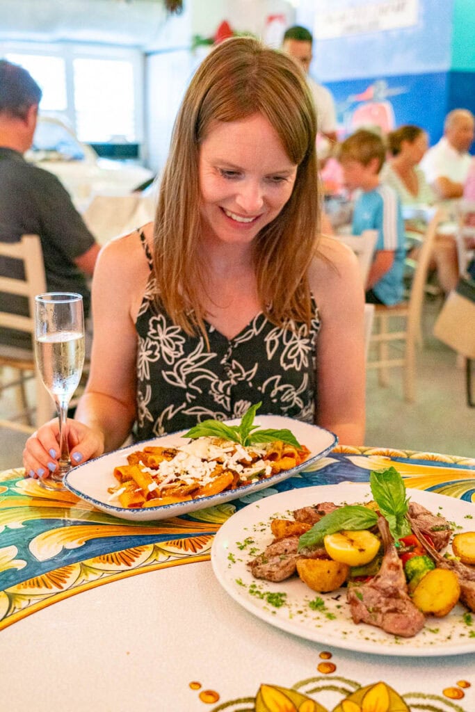 A delicious dinner at Italian Food Company, Islamorada