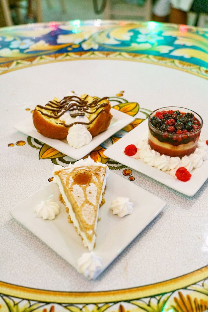 Desserts at Italian Food Company, Islamorada